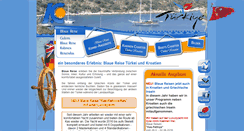 Desktop Screenshot of blauereise-tuerkei.com